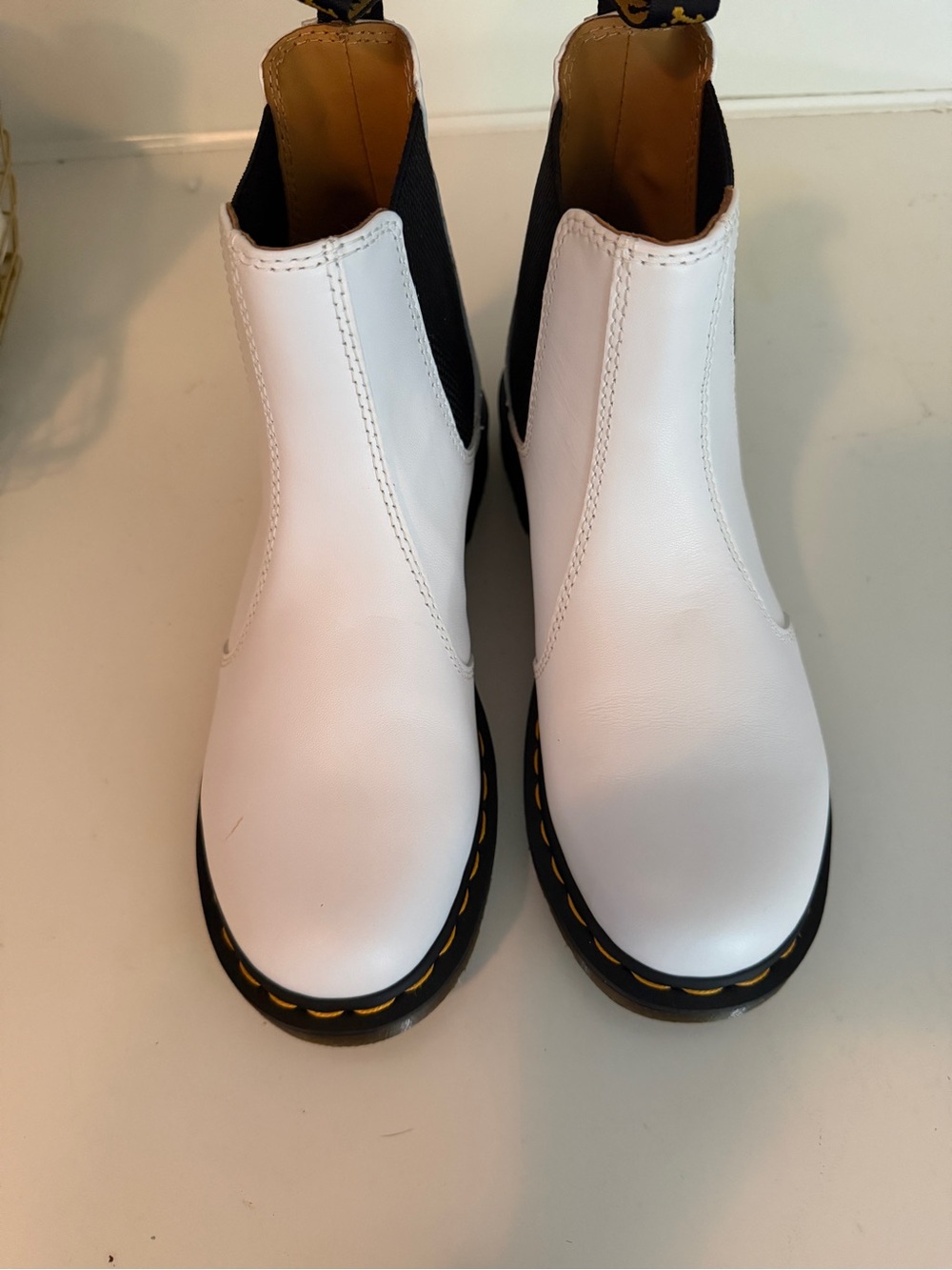 Women’s Doc Martens Boots with Contrast Stitching